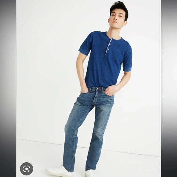 MADEWELL MENS STRAIGHT LEG JEANS